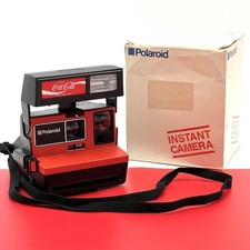 POLAROID 600 COCA COLA con SCATOLA e PELLICOLE - Macchina Fotografica Istantanea