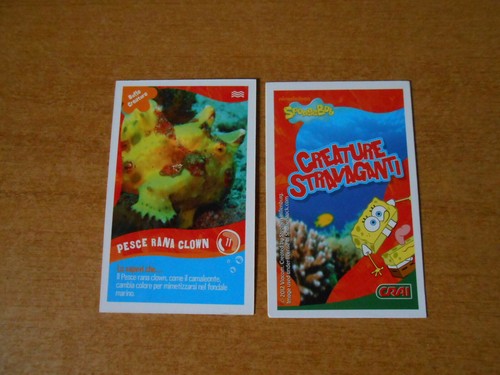 Figurina card spongebob - card, crai