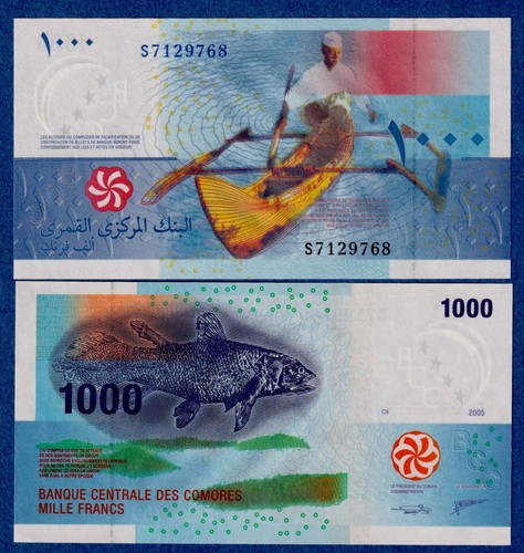 Comoros 000 francs - comoros, 1,000