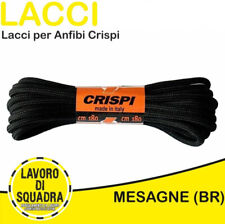 Lacci per scarpe Anfibi Crispi scarponi rotondi trekking tondi vari colori NERO 