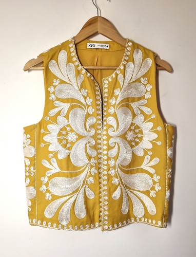 Gilet zara ricamato - taglia, m