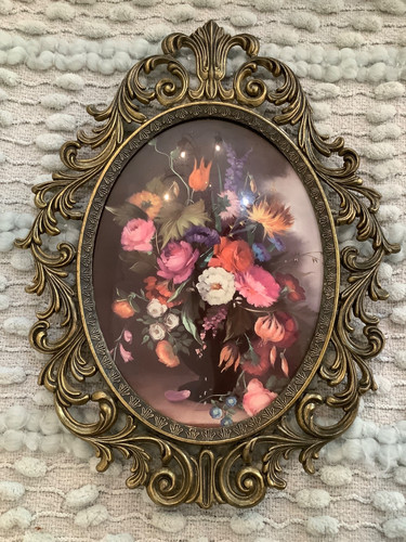 Cornice vintage floreale