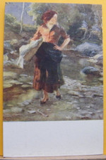 ART70) RICCARDO GALLI - NEL TORRENTE V ESPOSIZIONE ASSOC. ACQUARELLISTI LOMBARDI