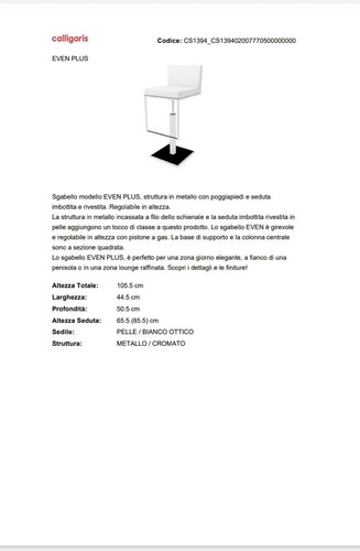 Sgabelli alti calligaris even - calligaris,