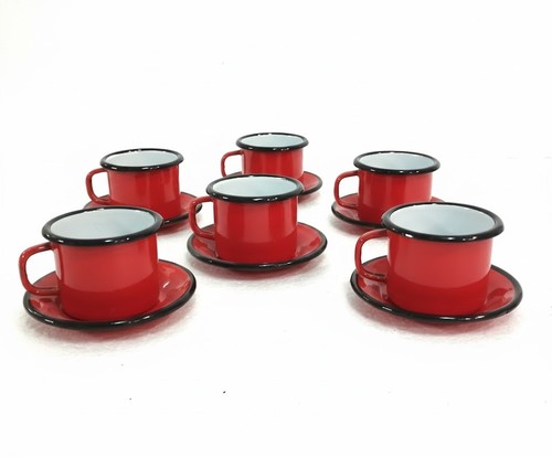 Set tazzine caffè smalto - set,