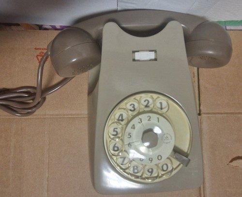 Telefono vintage disco - vintage,
