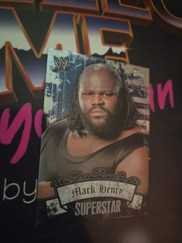 Topps wwe wwf mark - wwe, henry