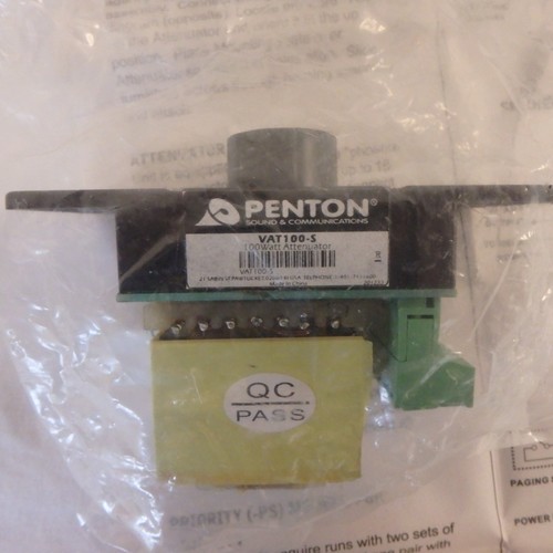 Penton audio vat100 - vat100-ps, –
