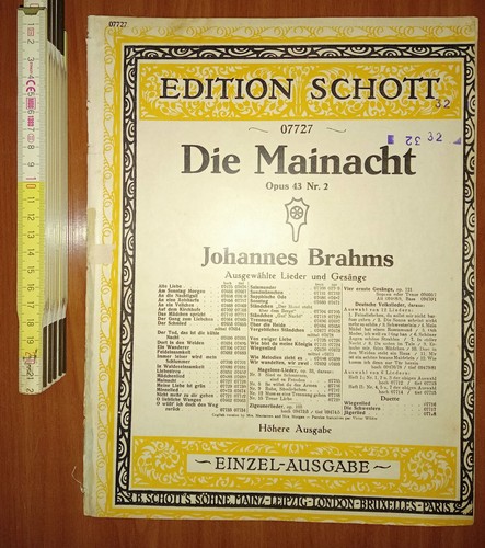 Brahms die mainacht - die, –