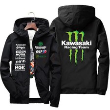 Giacca Kawasaki Monster – Look Aggressivo e Spirito Racing NERO