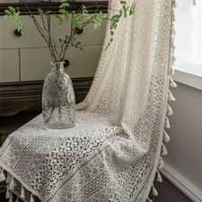 Tende vintage all'uncinetto