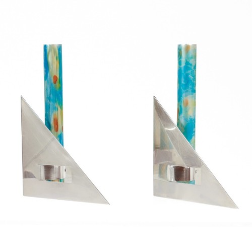 Coppia candelabri firmati - coppia,