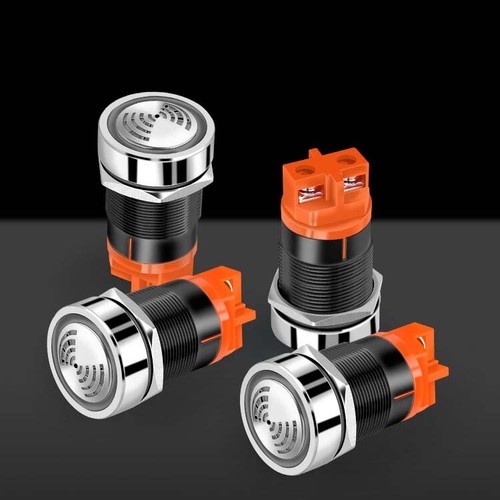 Allarme cicalino metallo 22mm - metallo,