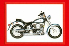 TOP MOTO - Panini 1996 -Figurina-Sticker- n.11 - HARLEY DAVIDSON FAT BOY