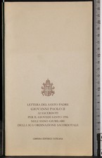 LETTERA DEL SANTO PADRE