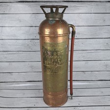 Estintore vintage ALERT rame ottone 2,5 galloni vuoto