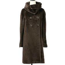 Cappotto In Alpaca Con Grande