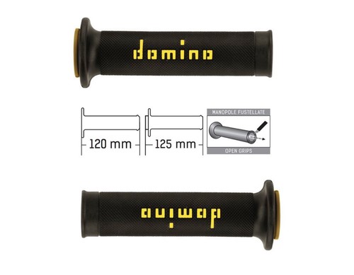 Domino manopole gialle nere - domino,