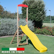 SAVINOUTDOOR Scivolo in legno per bambini Parco Giochi da Giardino esterno 