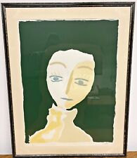 VIRGILIO GUIDI * VOLTO FEMMINILE * LITOGRAFIA FIRMATA E NUMERATA