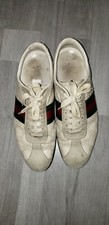 Scarpe Gucci Donna Sneakes Basse Originali Bianche Rosse Verdi Lacci n38,5