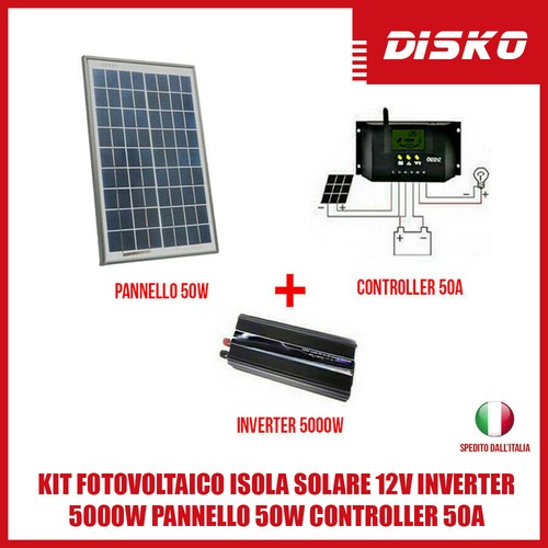 Kit fotovoltaico isola solare - kit,