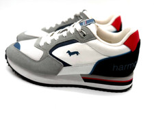 SNEAKERS SCARPE UOMO HARMONT & BLAIN GRIGIO BIANCO