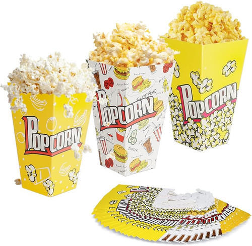 Scatole pop corn feste - corn, pcs