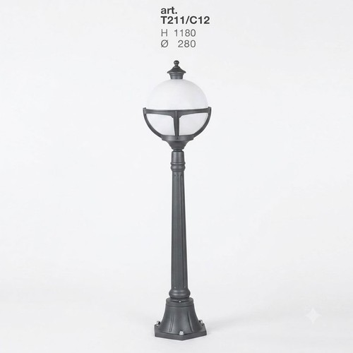 Lampione esterno 116 cm - h,