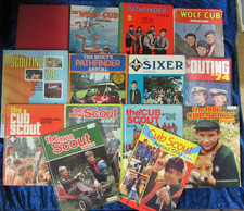 14 FASCINATING MIXED SCOUT BOOKS FROM 1950'S TO 1990 ** FREE UK POST ** HARDBACK