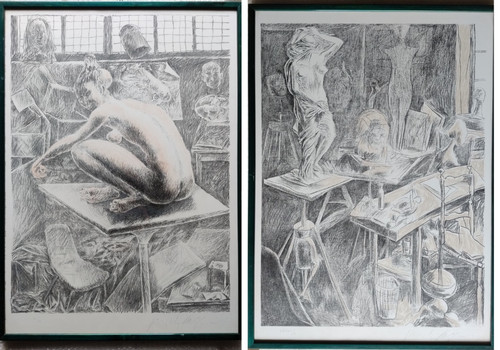 Pericle fazzini litografie - pericle,