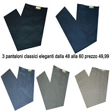 Pantaloni Uomo Taglie Forti