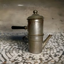 Antica Caffettiera Napoletana In Rame Stagnato