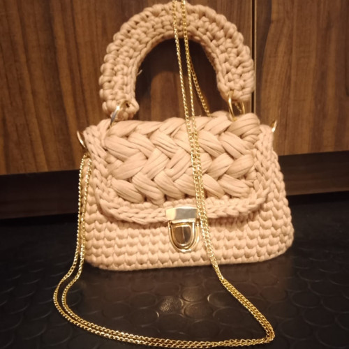 Borsa tote bag fatta mano - borsa,