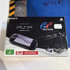 Sony PSP 3002 Slim Sistema palmare nero in scatola edizione GT