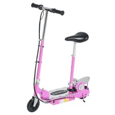 HOMCOM Monopattino Elettrico Bambino Monopattino con Sedile Rosa