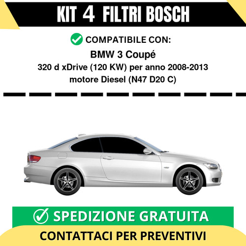 Kit filtri bosch bmw 3 - kit,