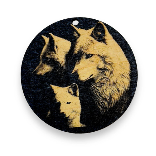 Ornamento nero confezione - nero,