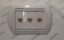3 prese di rete rj45 cat6 con