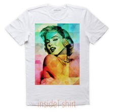 MAGLIETTA MARILYN MONROE maglia pop cinema star Hollywood cool T-SHIRT MAN