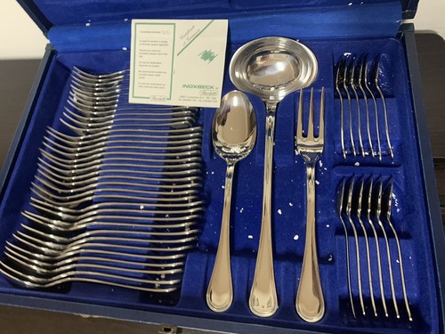 Set posate acciaio inox - acciaio,