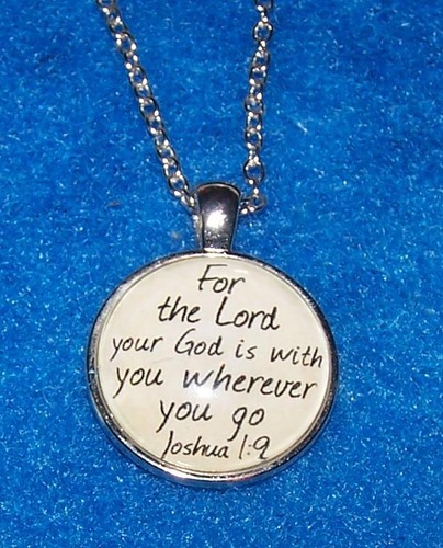 Silver necklace lord god - 20",
