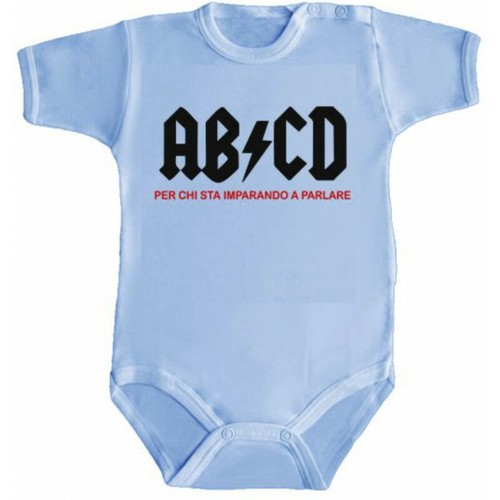 Body neonato bimbo bimba abcd - body,