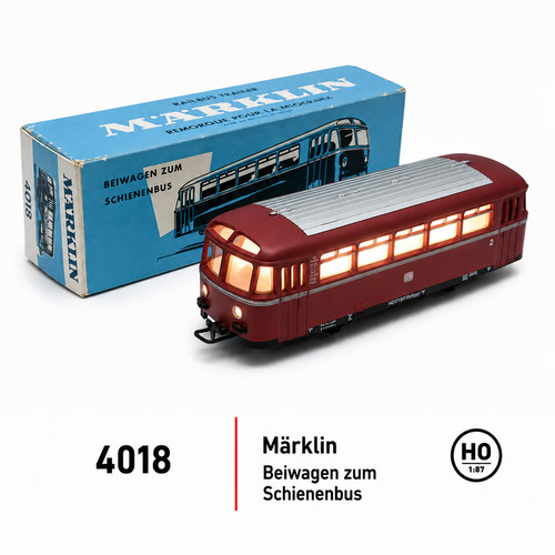 Märklin 4018 sidecar - per, bus