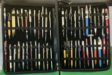 Lotto penne e matite vintage + astuccio - pubblicità vecchie e nuove e oggetti unici ��