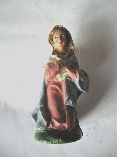 Madonna statuina presepe - ,