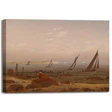 Caspar donna sulla spiaggia