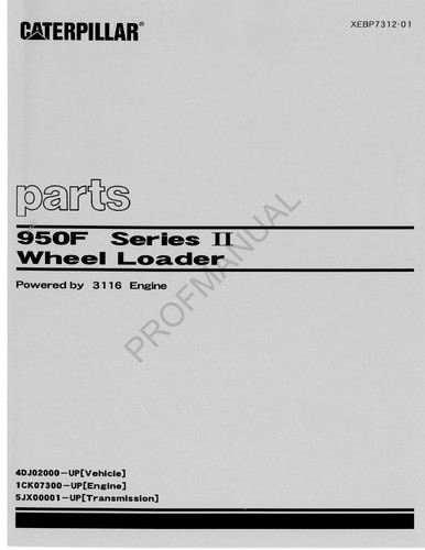 Manuale catalogo ricambi - , pala