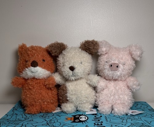 Jellycat little pig - pig,, fox