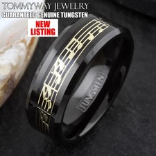 8mm Black Tungsten Carbide